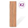 Bamboo Fences 2 pcs 100x400 cm - Stylish Outdoor Decor