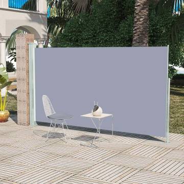 Patio Retractable Side Awning 160x300 cm Grey - Hipomarket