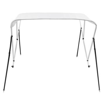 3 Bow Bimini Top White - 183x140x137 cm | HipoMarket