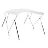 3 Bow Bimini Top White - 183x140x137 cm | HipoMarket