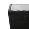 Stylish Black Tea Table - 41.5x41.5 cm | Hipomarket UK