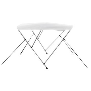 3 Bow Bimini Top White - 183x140x137 cm | HipoMarket