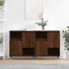 Sideboards 2 pcs Brown Oak Engineered Wood Colour brown oak Quantity in Package 2 