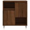 Elegant Brown Oak Sideboards - 2 pcs | HipoMarket