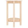 Elegant Solid Wood Pine Coffee Table Ø 40x60 cm | Hipo Market