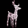 Reindeers & Sleigh Christmas Decoration - 160 LEDs, 130 cm