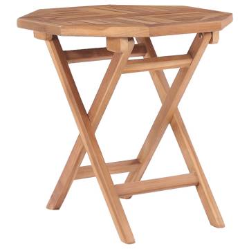 Folding Garden Table 45x45 cm - Solid Teak Wood | HipoMarket