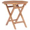 Folding Garden Table 45x45x45 cm Solid Teak Wood Quantity in Package 1 Shape octagonal 