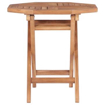 Folding Garden Table 45x45 cm - Solid Teak Wood | HipoMarket