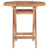 Folding Garden Table 45x45 cm - Solid Teak Wood | HipoMarket