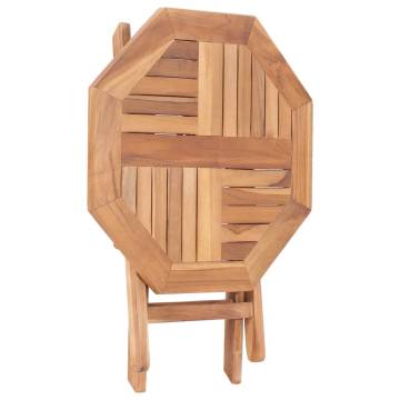 Folding Garden Table 45x45 cm - Solid Teak Wood | HipoMarket