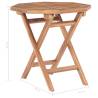 Folding Garden Table 45x45 cm - Solid Teak Wood | HipoMarket