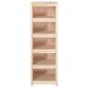 Solid Wood Pine Book Cabinet 50x35x154 cm - Stylish Storage