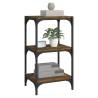 Book Cabinet Smoked Oak - Stylish Storage Solution | HipoMarket