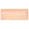 Solid Wood Bathroom Countertop 100x40 cm | HipoMarket