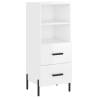 Highboard High Gloss White - Stylish Storage Solution