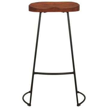 Gavin Bar Stools | Set of 2 Solid Wood Mango | Hipomarket