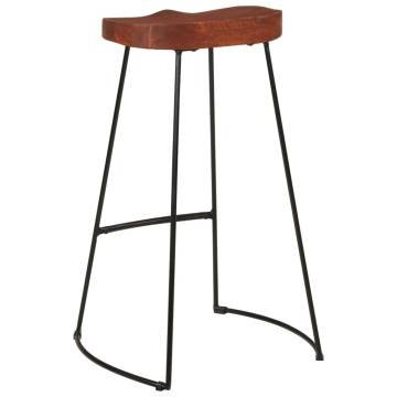 Gavin Bar Stools | Set of 2 Solid Wood Mango | Hipomarket