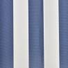 Awning Top Sunshade Canvas Blue & White 450x300 cm - Buy Now