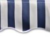 Awning Top Sunshade Canvas Blue & White 450x300 cm - Buy Now