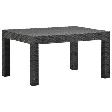 Stylish Anthracite Garden Table 58x58 cm | HipoMarket