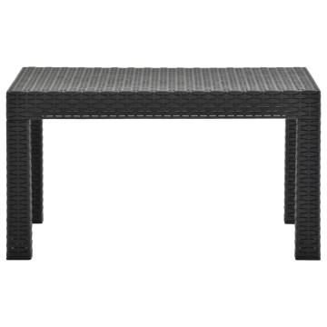 Stylish Anthracite Garden Table 58x58 cm | HipoMarket