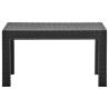 Stylish Anthracite Garden Table 58x58 cm | HipoMarket