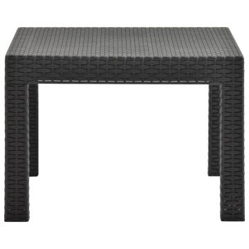 Stylish Anthracite Garden Table 58x58 cm | HipoMarket