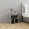 Bed Cabinet Concrete Grey 40x30x40 cm Engineered Wood Colour concrete grey Quantity in Package 1 