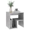 Concrete Grey Bed Cabinet - Stylish & Practical Design