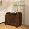 Bedside Cabinet Smoked Oak 45x34x44.5 cm Engineered Wood Colour smoked oak Quantity in Package 1 