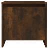 Elegant Smoked Oak Bedside Cabinet - 45x34x44.5 cm | Hipomarket