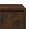 Elegant Smoked Oak Bedside Cabinet - 45x34x44.5 cm | Hipomarket