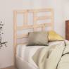 Bed Headboard 96x4x104 cm Solid Wood Pine Colour natural Size 96 x 104 cm Quantity in Package 1 