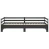 Pull-out Day Bed Black Solid Pinewood - Stylish & Functional