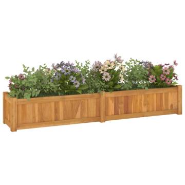 Raised Bed 150x30x25 cm Solid Wood Teak - HipoMarket