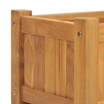 Raised Bed 150x30x25 cm Solid Wood Teak - HipoMarket