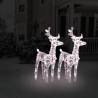 Christmas Reindeers 2 pcs Warm White 80 LEDs Acrylic Colour warm white Quantity in Package 2 Number of LEDs 1 