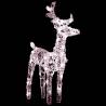 Christmas Reindeers 2 pcs with 80 LEDs - Warm White - Hipo Market