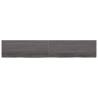 Wall Shelf Dark Brown Solid Oak - Stylish Storage Solution