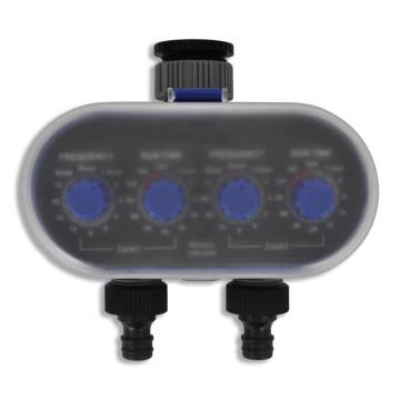 Automatic Garden Water Timer - Double Outlet Irrigation System