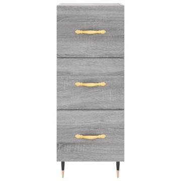 Highboard Grey Sonoma 34.5x34x180 cm | Stylish Storage Solution