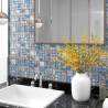 Mosaic Tiles 11 pcs Grey and Blue 30x30 cm Glass Colour grey and blue Quantity in Package 11 