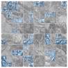 Elegant Grey & Blue Mosaic Tiles - 30x30 cm (11 pcs)