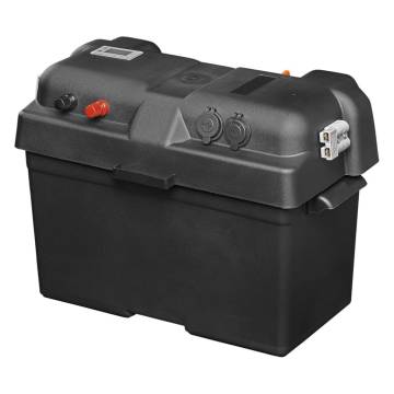 ProPlus Battery Box with USB & Voltmeter - Safe & Versatile