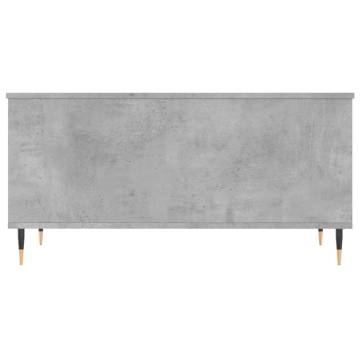 Stylish Concrete Grey Coffee Table - Lift-Top Design