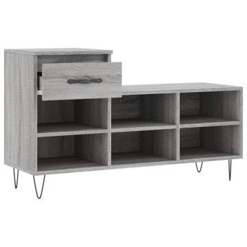 Shoe Cabinet Grey Sonoma - Stylish & Durable | HipoMarket