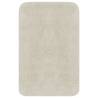 Luxurious Bathroom Mat Set - 2 Pieces Fabric White