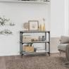 Book Cabinet Grey Sonoma 80x33x70.5 cm Engineered Wood and Steel Colour grey sonoma Quantity in Package 1 Height 70.5 cm Width 80 cm 