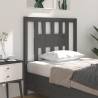 Headboard Grey 96x4x100 cm Solid Wood Pine Colour grey Size 96 x 100 cm Quantity in Package 1 